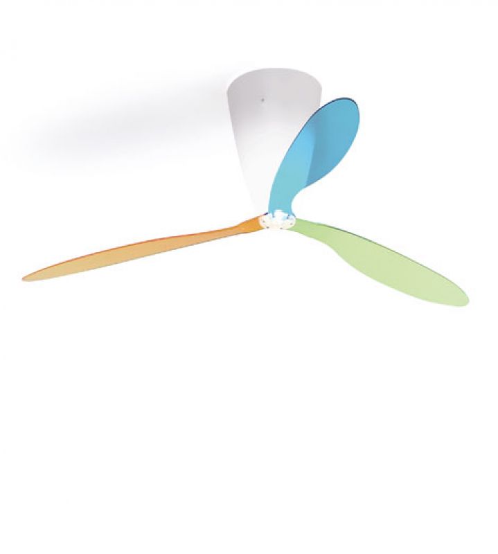 D28 Blow plafondlamp en ventilator van Luceplan